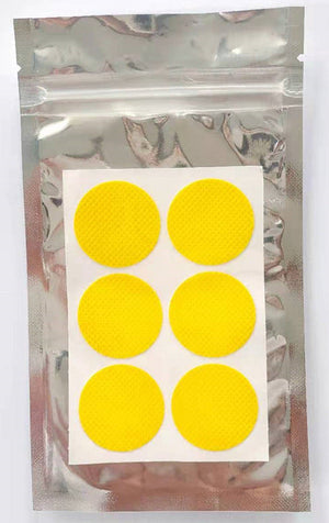 2.8cm yellow aluminum plated zipper bag