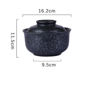 Black color -6.5 inch lid bowl