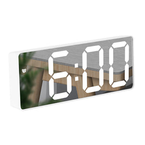 Rectangular White Shell Mirror Surface White Light