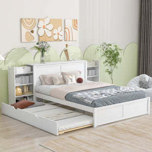 White + Solid Wood+MDF + Queen