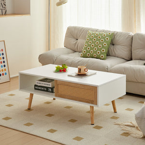 White + Solid Wood+MDF