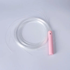 7-color 23 light effect pink fiber optic whip (battery version)