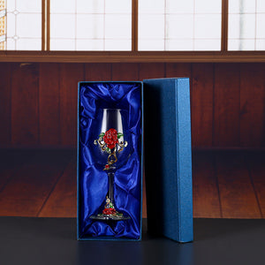 Single Red Glass