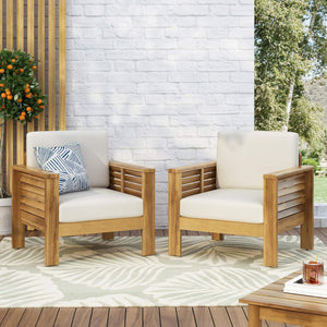 Brown + Beige + Acacia Wood  +Foam