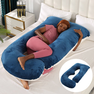 Velvet navy Blue White