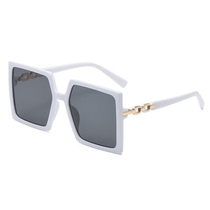 White frame, black gray