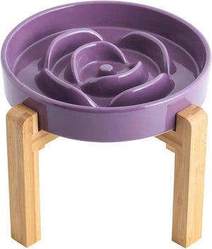 Purple Slow Feeder Elevated
