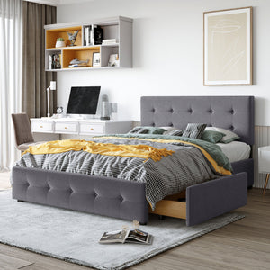 Dark Gray + Upholstered