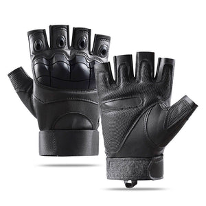 Soft shell half PU black