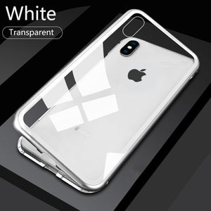 Clear with silver