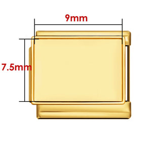 Gold Base Rectangle - 9*7.5mm - J160-2