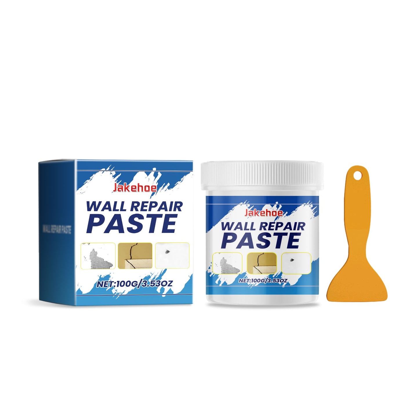 Home Wall Repair Paste, Wall Damage Scratches Dents Cracks Nail Holes Repair Wall Repair Paste
