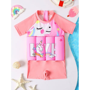 Zipper Half Sleeve Unicorn