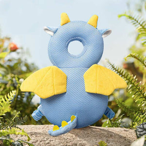 Dinosaur Head Protection Pillow Mesh