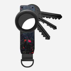 Carbon fiber- red AirTag
