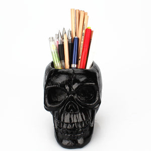 Black Skull Storage Box