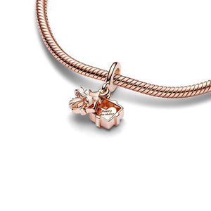 MX0349-Birthday gift box pendant