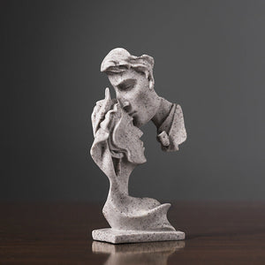 A Kiss of Passion Sandstone Color Height 24cm