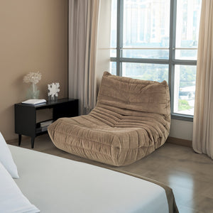 Matte Brown + Polyester Blend + Foam