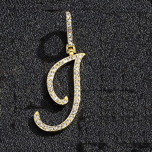 Gold single letter I