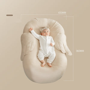Breathable white bed + brown bedspread