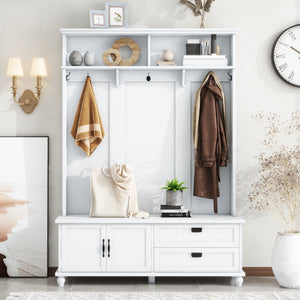 White + Particle Board + Primary Living Space