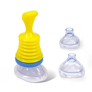 Yellow handle [including adult/child mask] without travel bag