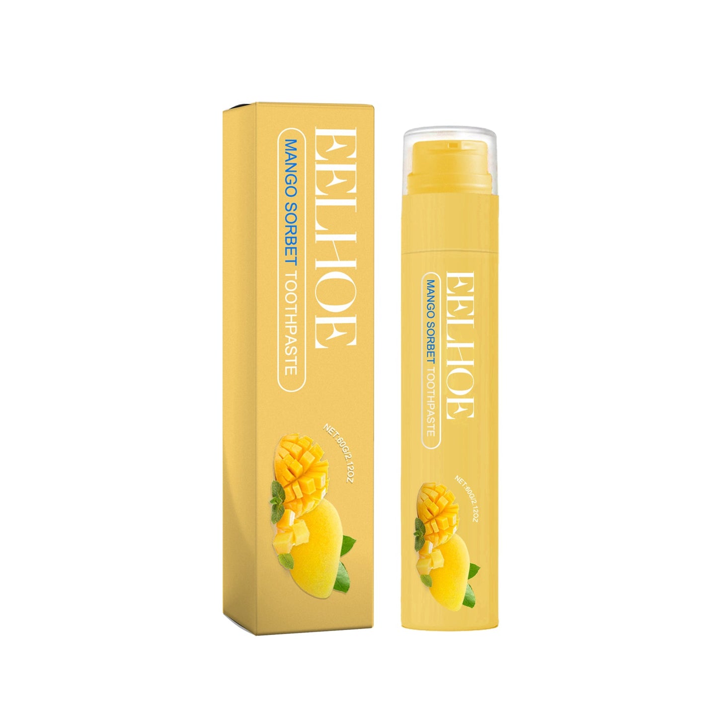 Fruity White Toothpaste Series, Clean Tooth Stains Fresh Breath White Tooth Care Toothpaste