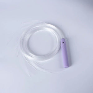 7-color 23 light effect purple fiber optic whip (battery version)