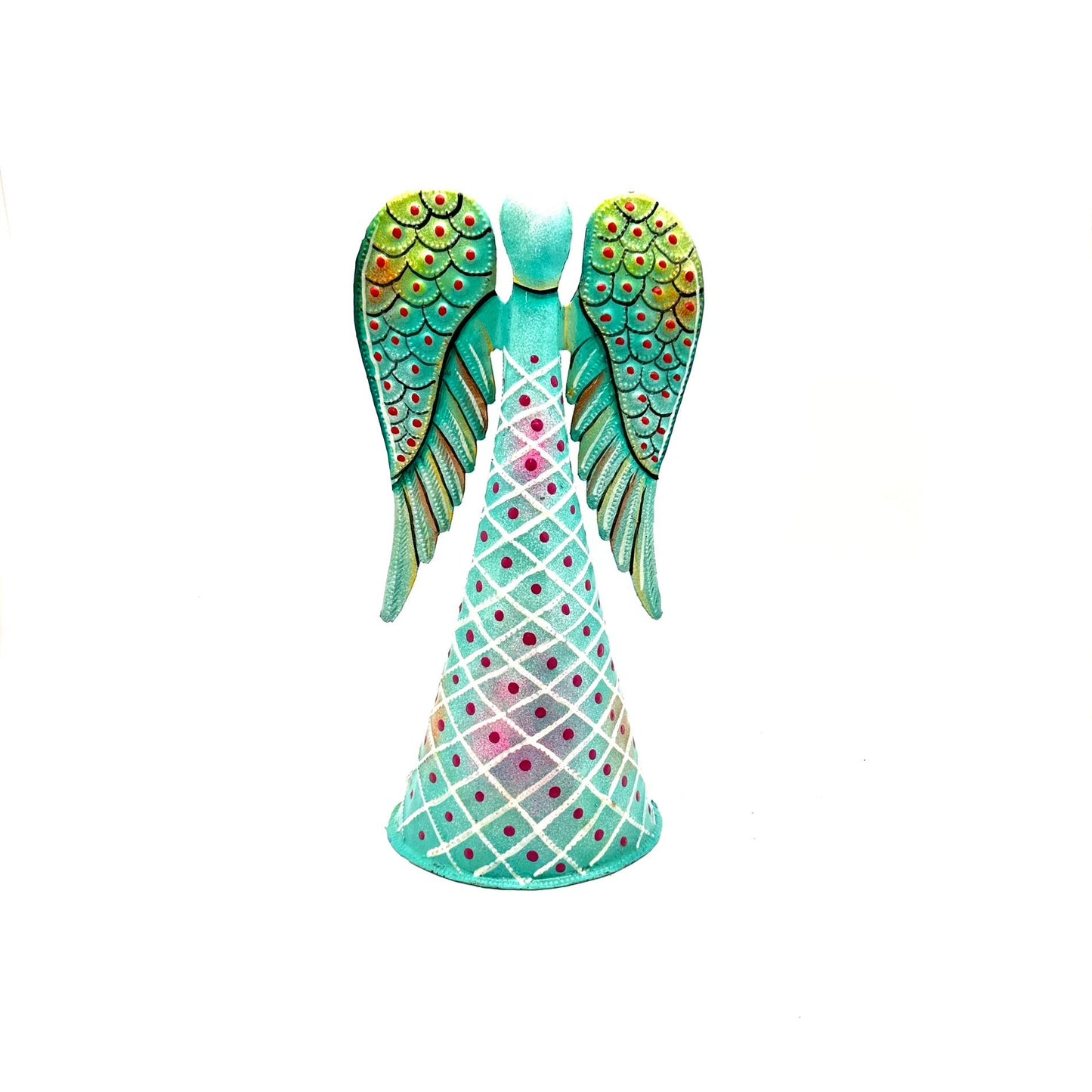 Pink-Green Standing Angel