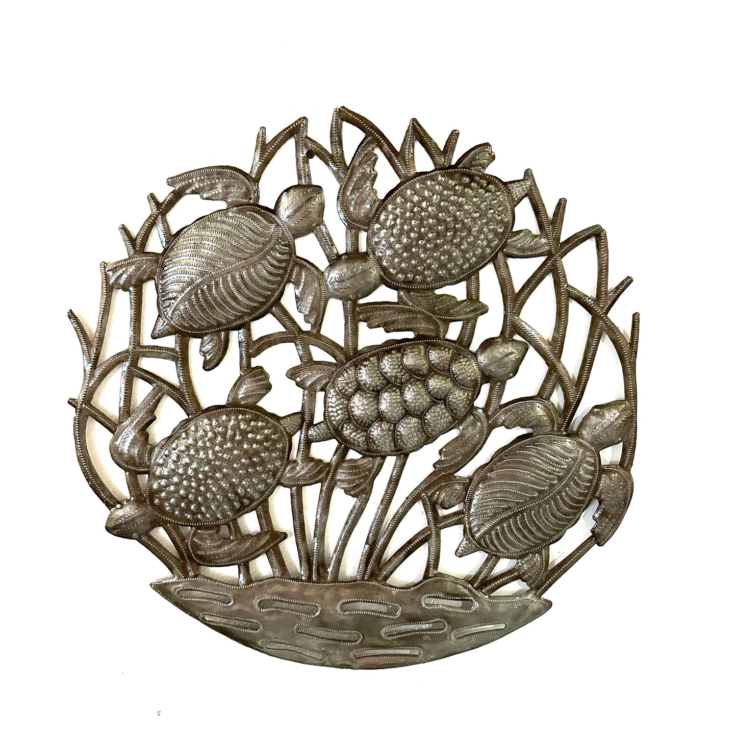 Turtle Party- Brushed Steel