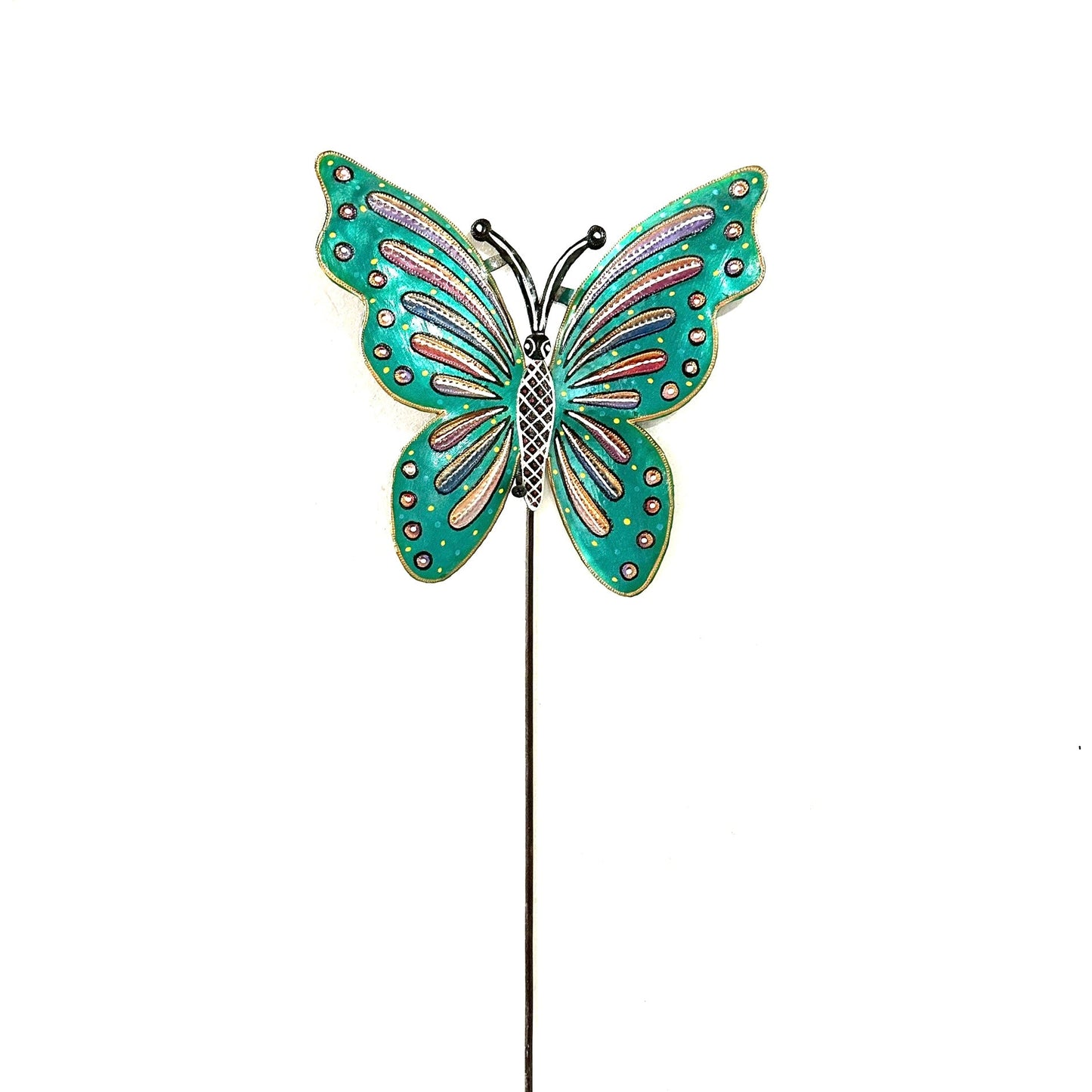 Green Butterfly Garden Stake