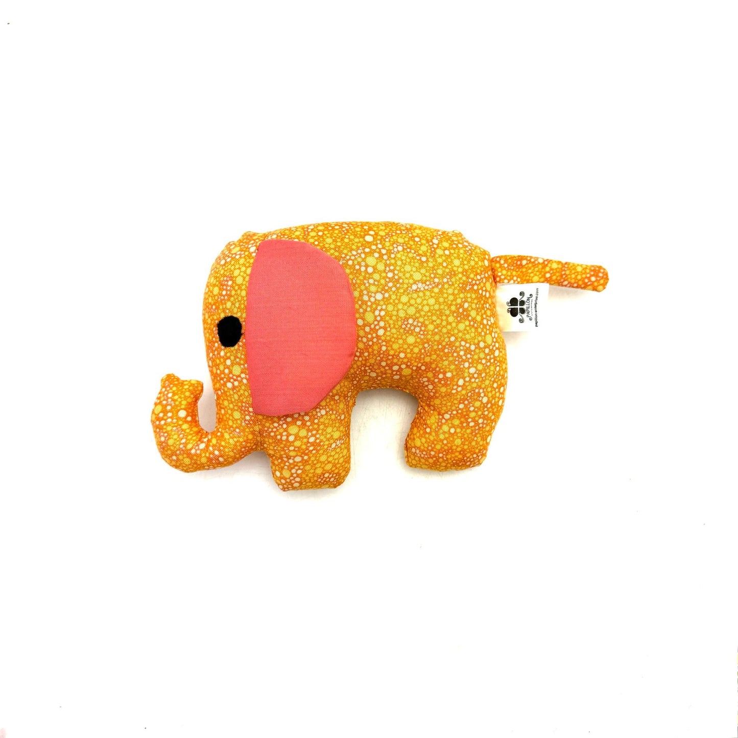 Baby Elephant- Pink/ Orange Bubbles