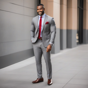 Gray 1buckle free tie