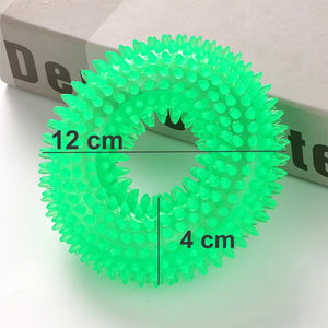 Green Ring Dog Toy