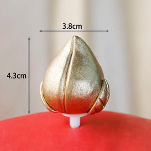 1pc Gold peach