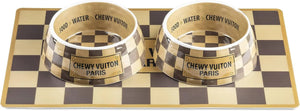 Brown Cv Bowls + Mat