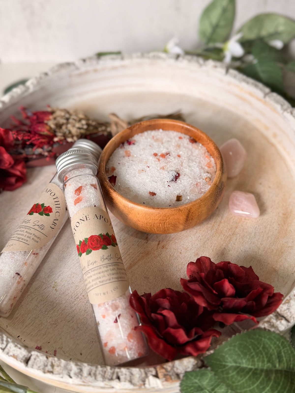 Ruby Rose Bath Salt Tubes