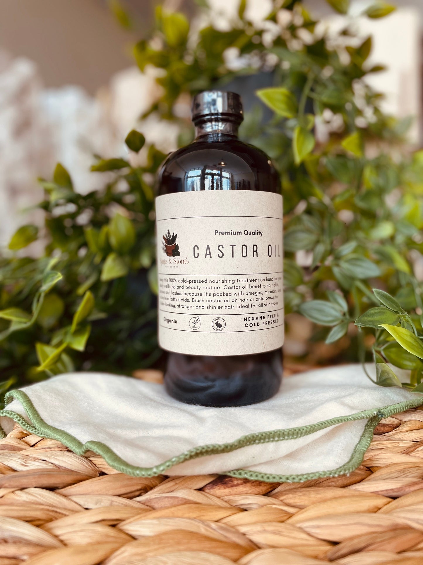 Organic Cold Pressed Castor Oil