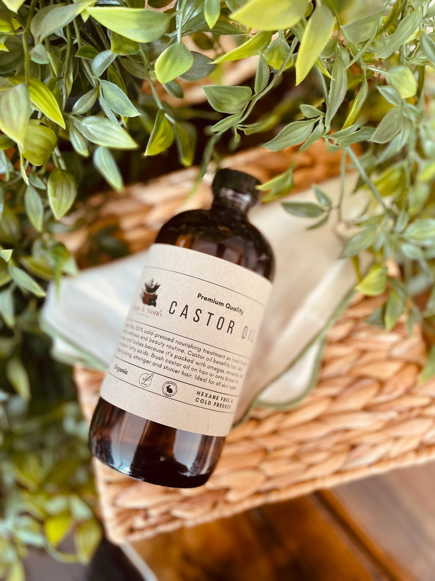 Organic Cold Pressed Castor Oil