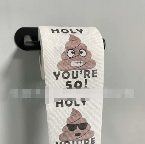 50th Birthday Colorful Pattern Toilet Paper Roll