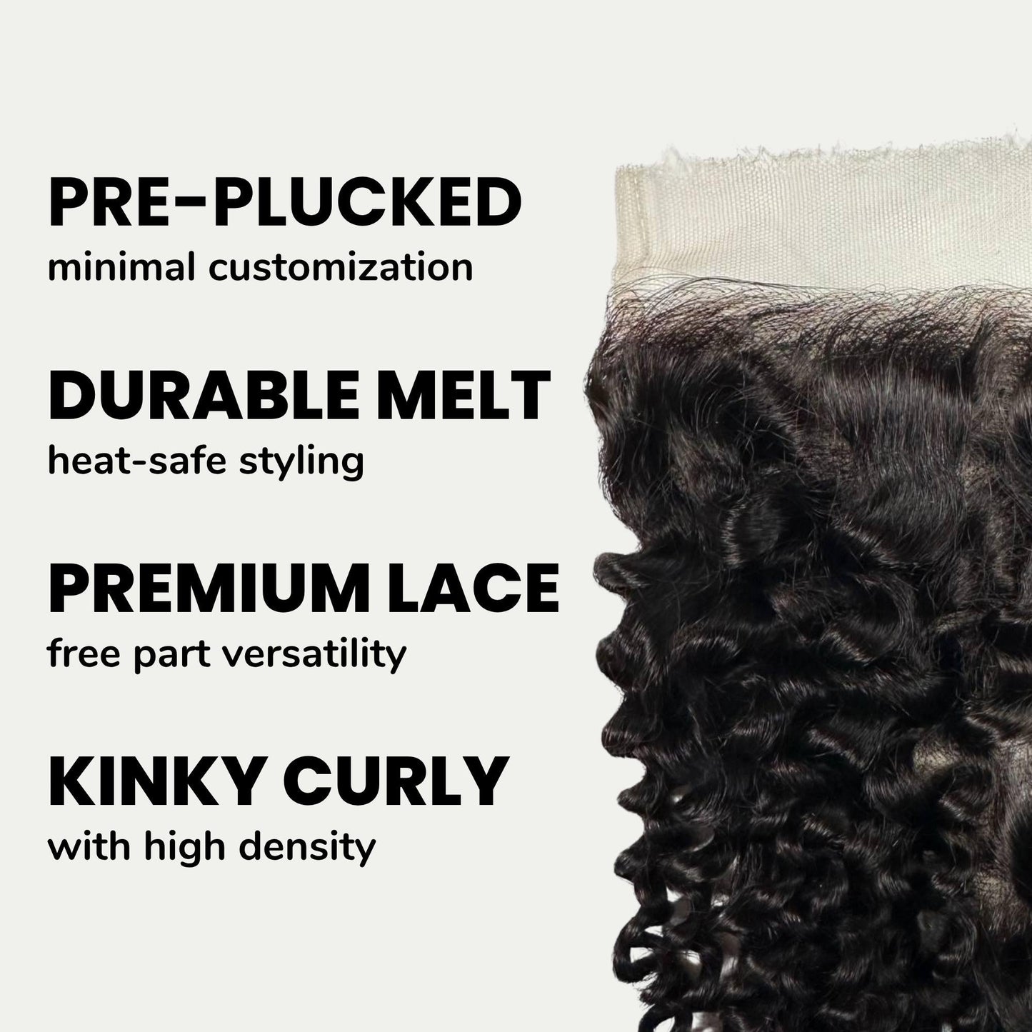 Kinky Curly 6x6 HD Lace Human Hair Closure