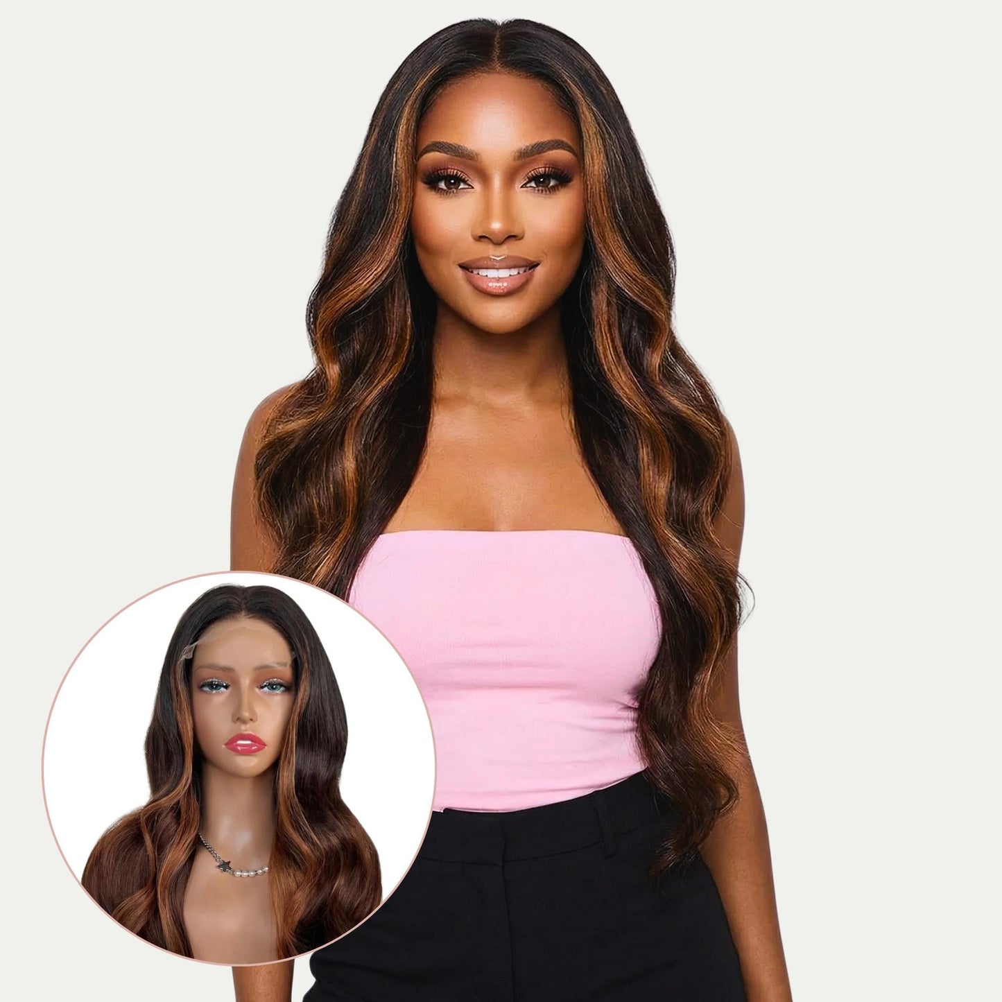 Raw Luscious Glueless 5x5 HD Lace Professionally Colored 100% Human Hair Closure Wig