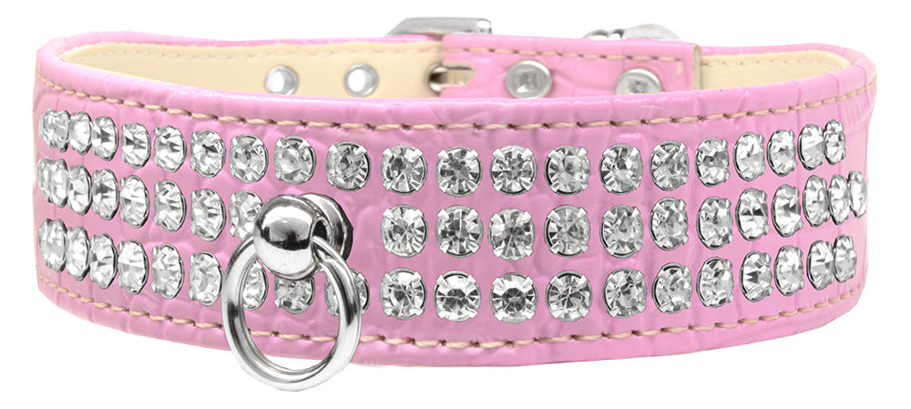 Mirage Pet Products 82-22-LPKC24 Style No.73 Rhinestone Designer Croc