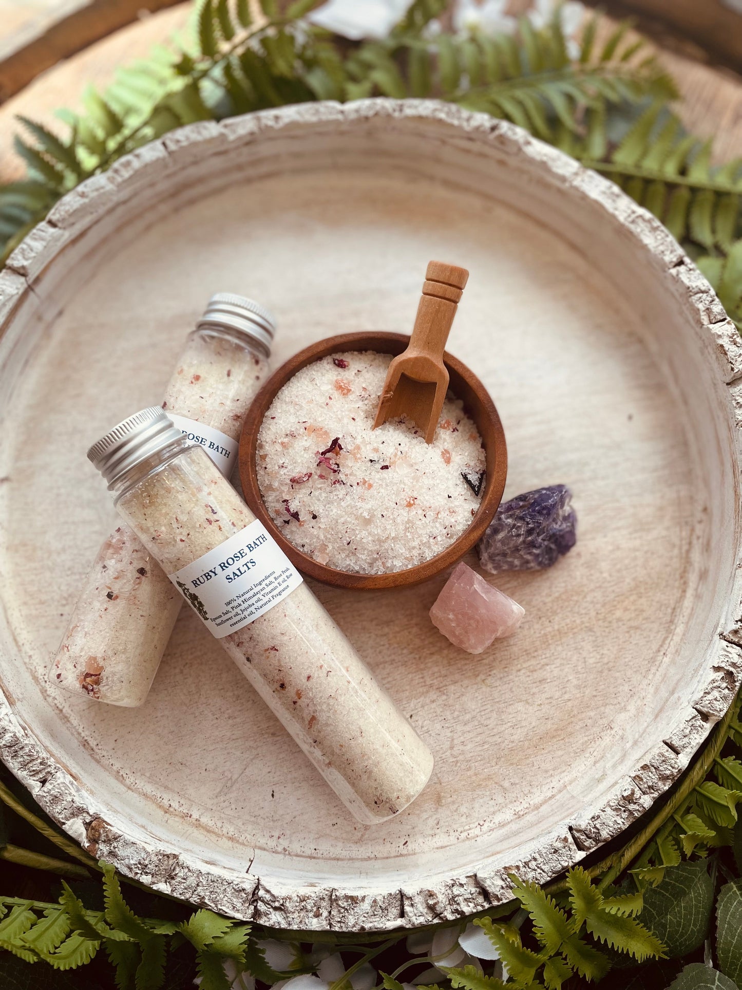 Ruby Rose Bath Salt Tubes