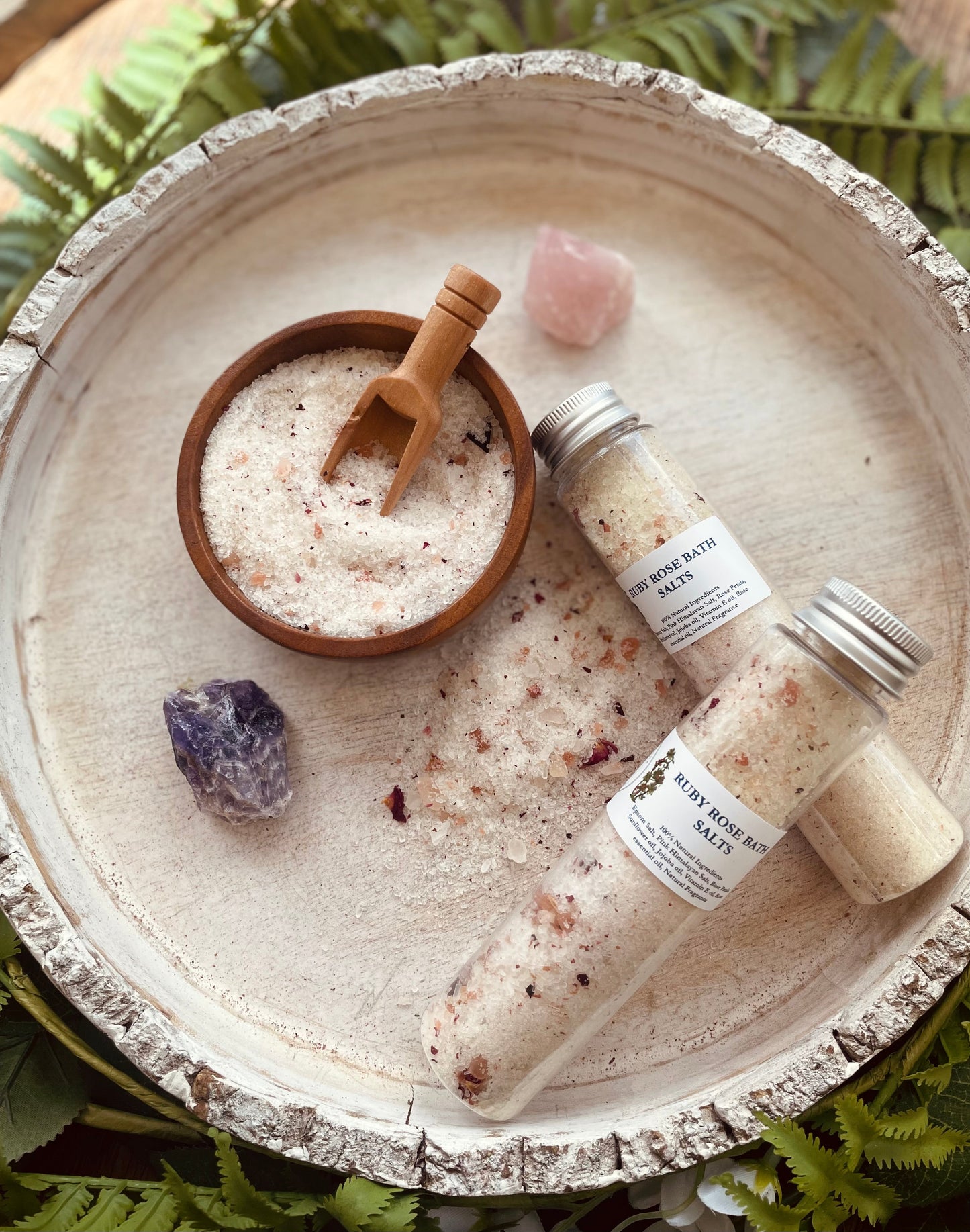 Ruby Rose Bath Salt Tubes
