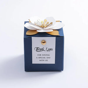 Blue white card
