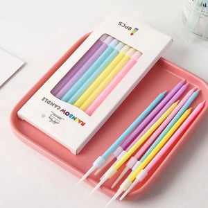 8pc Rainbow candle
