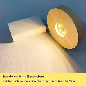 Warm LED light