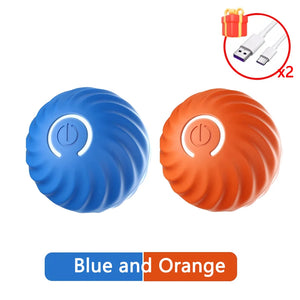 bule and orange
